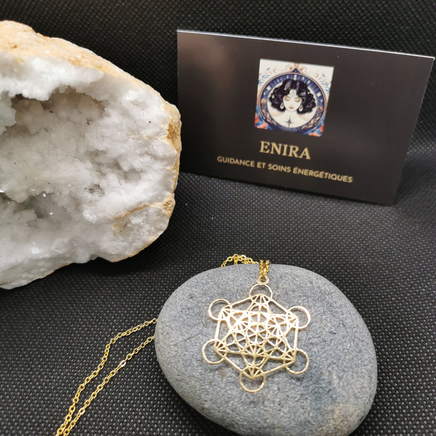 Amulette Cube de Métatron – Protection Sacrée & Activation Spirituelle
