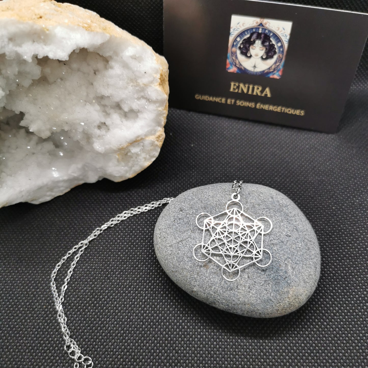 Amulette Cube de Métatron – Protection Sacrée & Activation Spirituelle