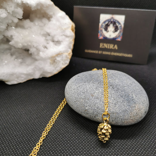 Amulette Pomme de Pin – Symbole d’Éveil & d’Intuition