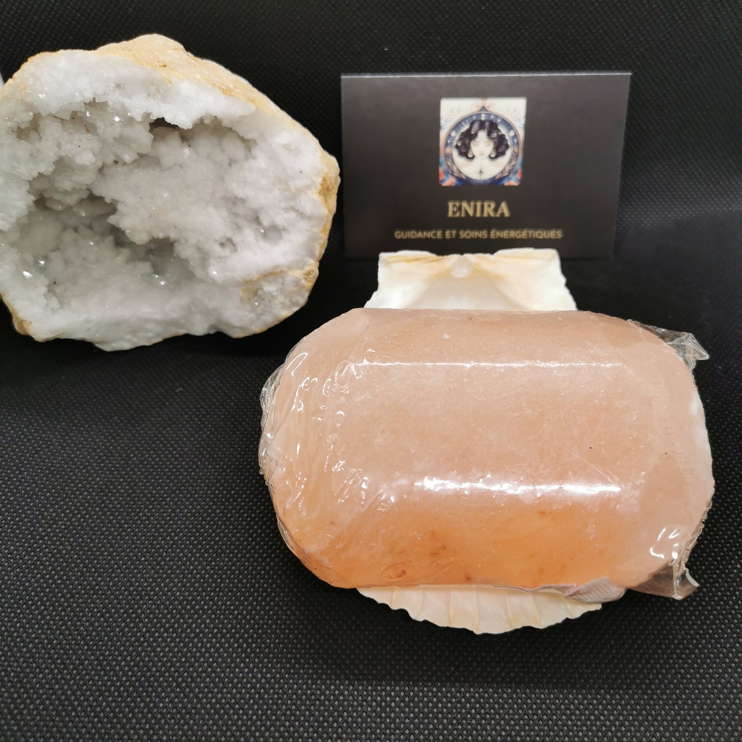 Savon Sel de l’Himalaya 200g – Exfoliant Naturel - Ancrage & Protection Energétique