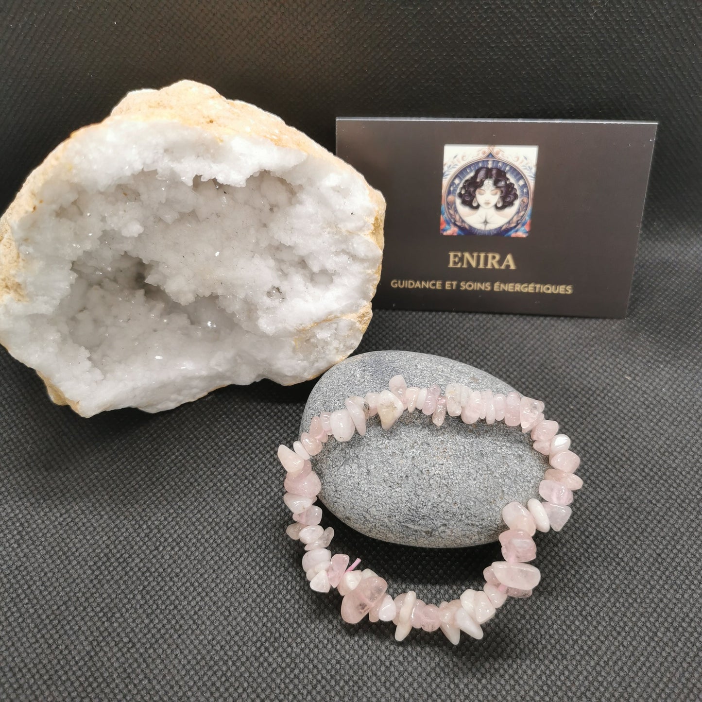 Bracelet Baroque ’Quartz Rose’