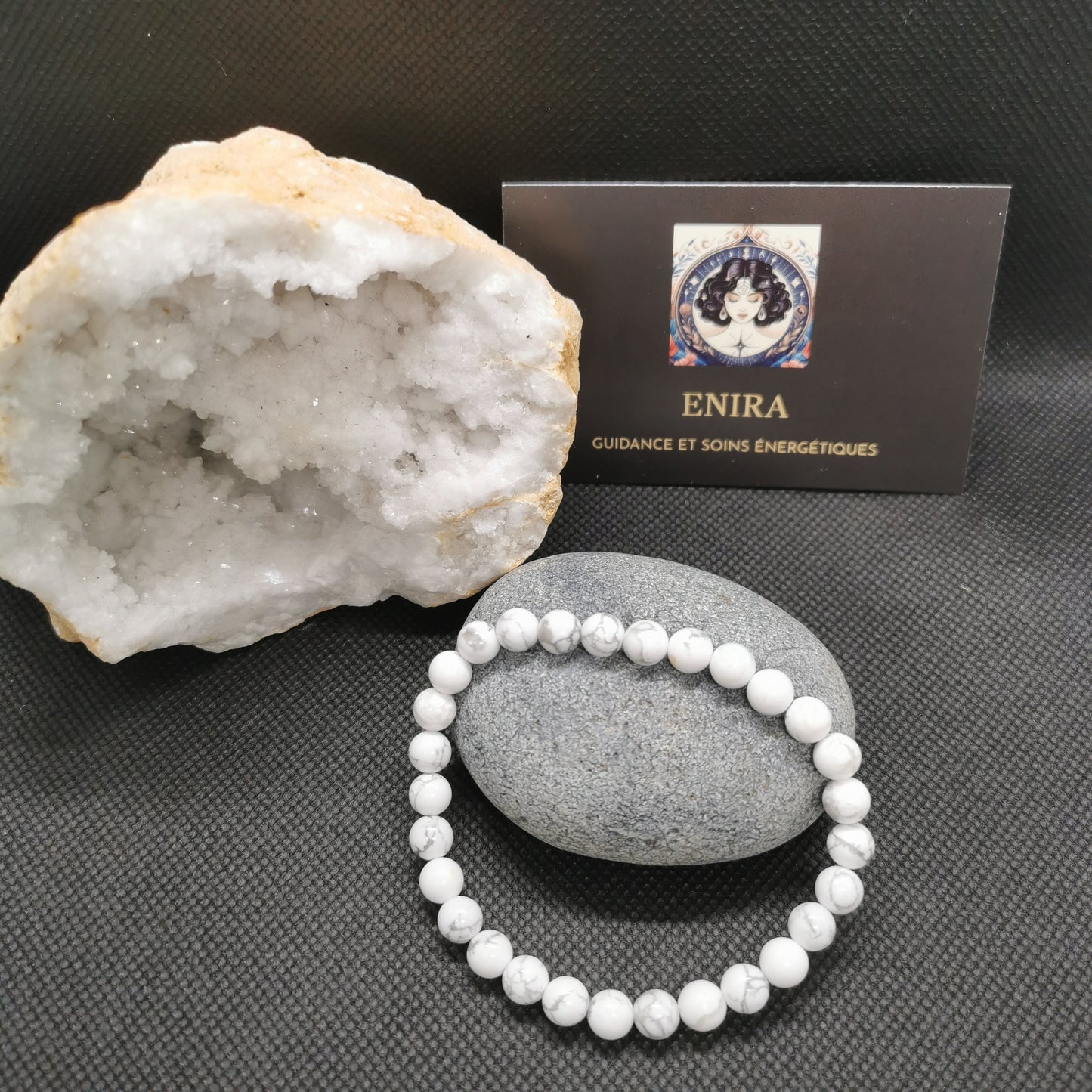 Bracelet Howlite ’ Perte de Poids et Compréhension’