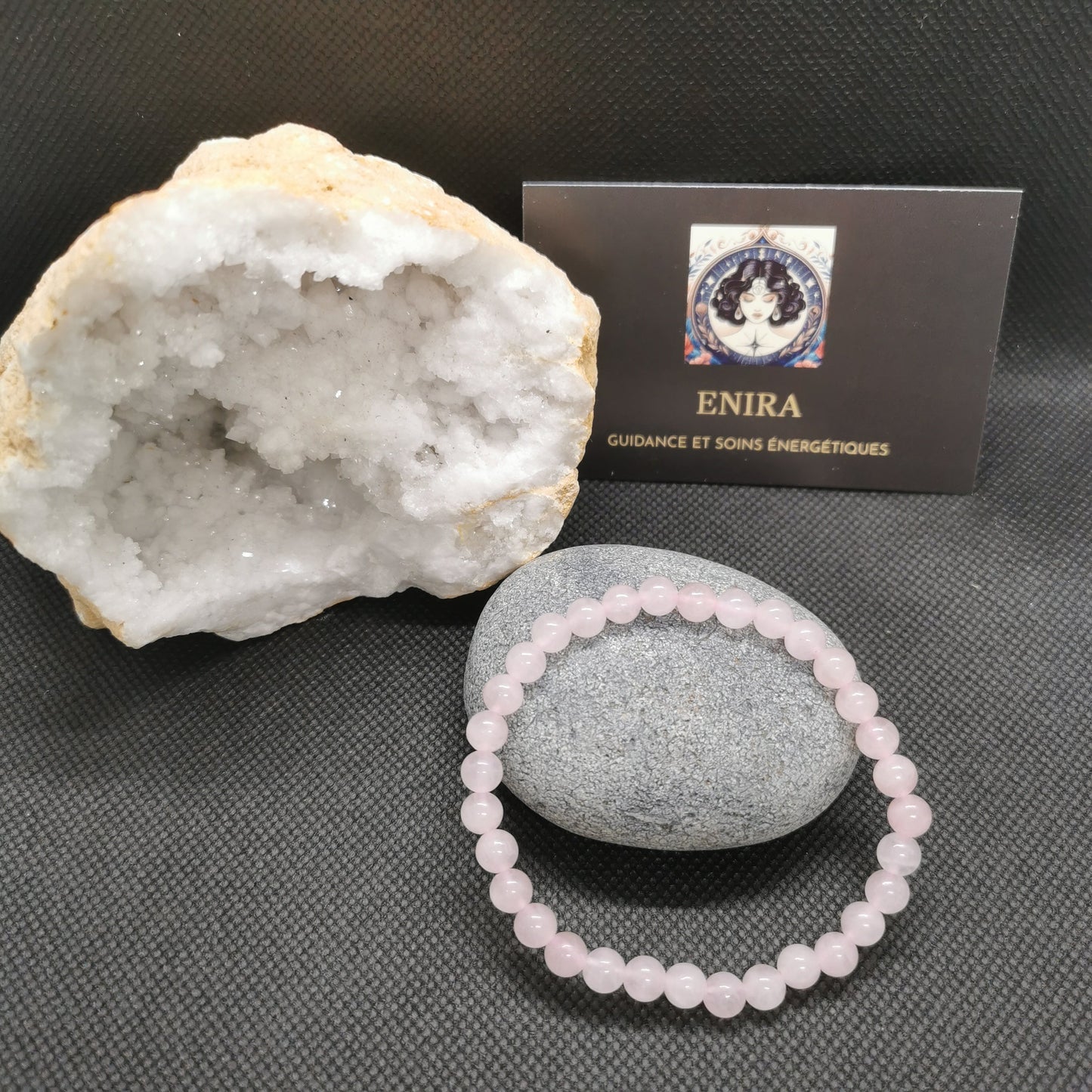 Bracelet Quartz Rose ’Amour Apaisement et Harmonie ’