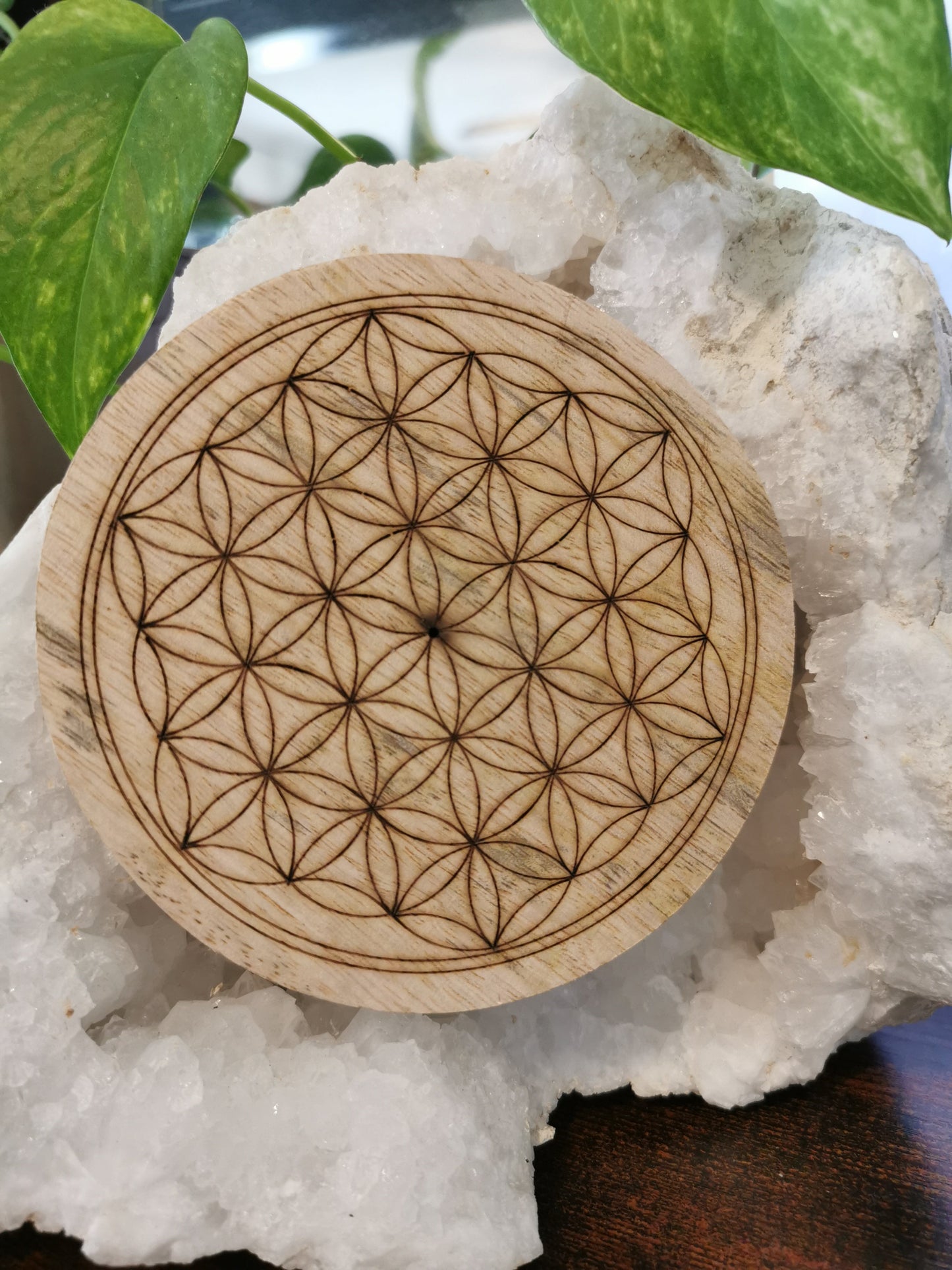 Porte Encens / Fleur de Vie ’2 en 1’’