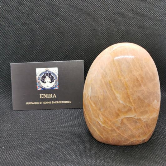 Pierre de Lune Orange Naturelle – 268 g – Créativité, Vitalité & Équilibre Émotionnel – Qualité A