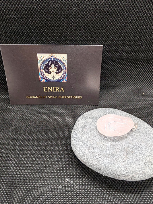 Pendentif Quartz rose