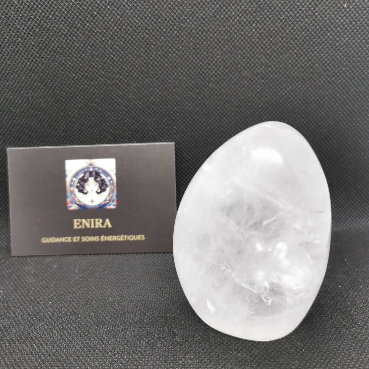 Cristal de Roche Naturel – 273 g – Quartz Clair d’Amplification & Équilibre – Qualité A