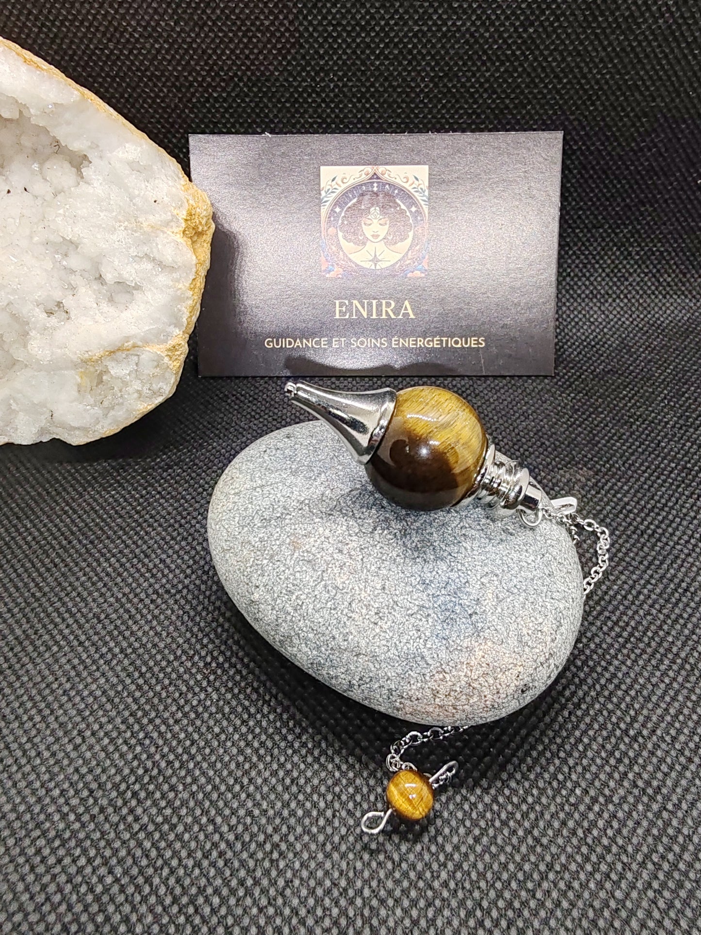 Pendule Oeil de Tigre