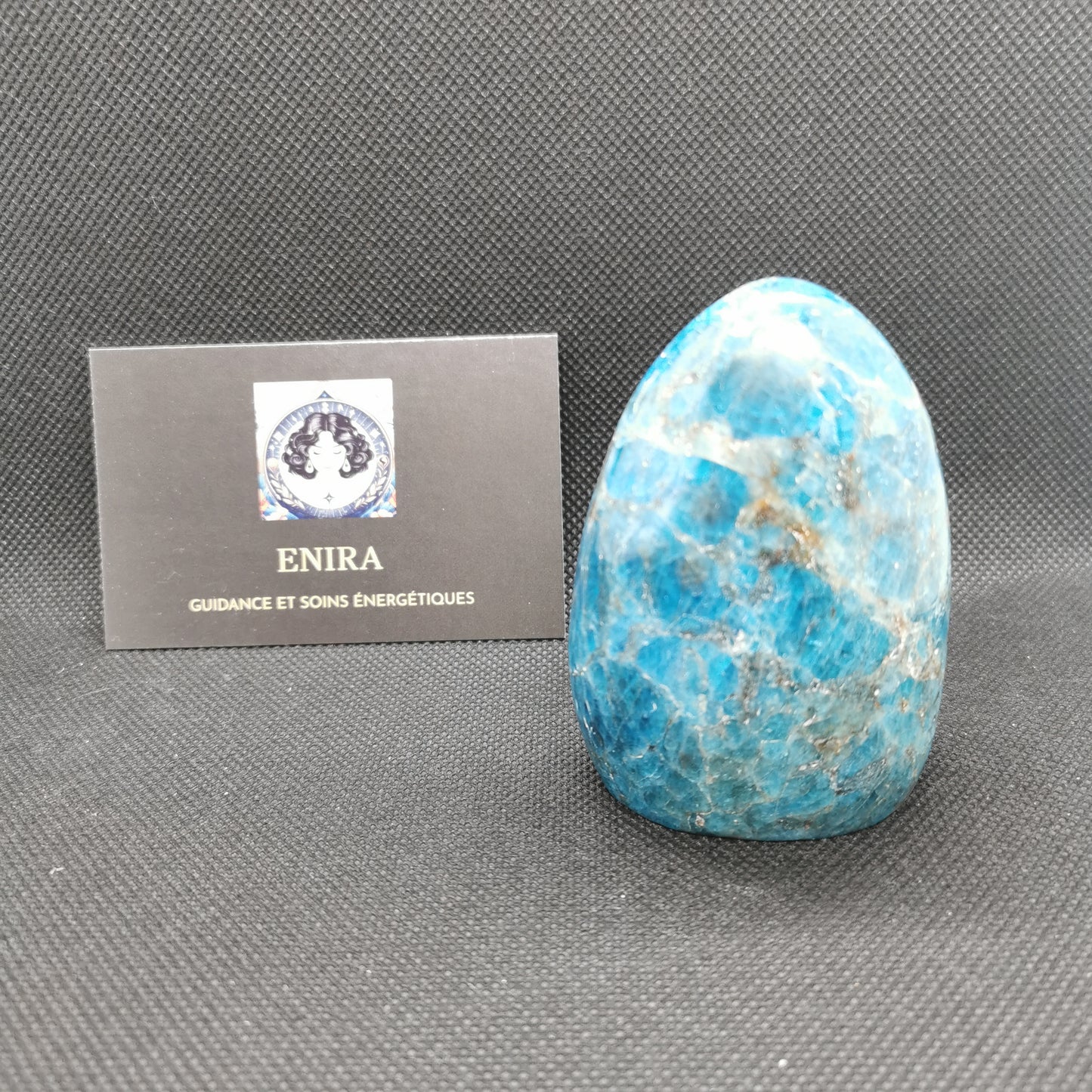 Apatite Bleue Naturelle – 253 g – Pierre de Communication & Intuition – Qualité A
