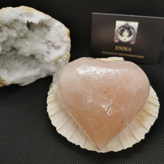 Savon de Sel en Forme de Cœur – Purification & Amour-Propre