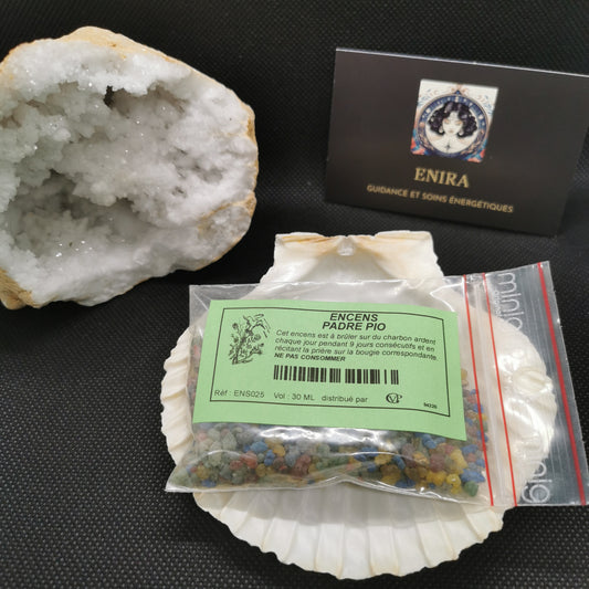 Encens en Grains – Padre Pio 20grs " Guérison Physique et Psychique "