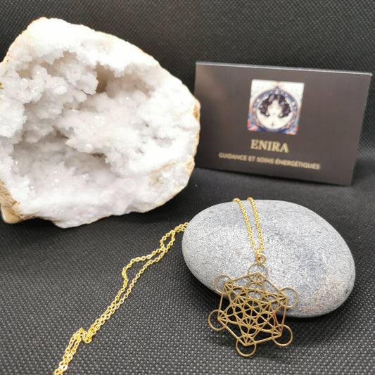 Amulette Cube de Métatron – Protection Sacrée & Activation Spirituelle