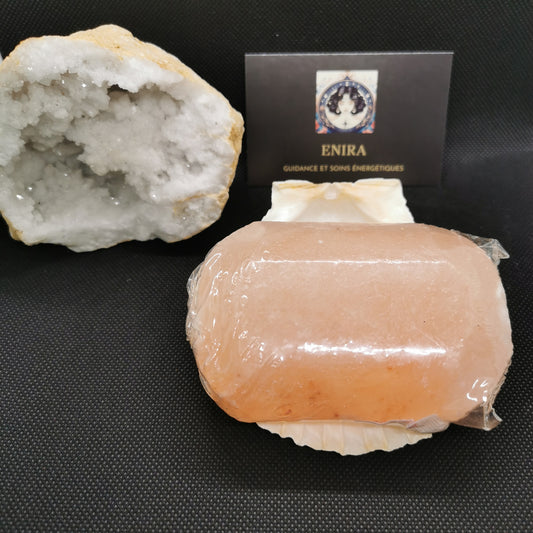 Savon Sel de l’Himalaya 200g – Exfoliant Naturel - Ancrage & Protection Energétique