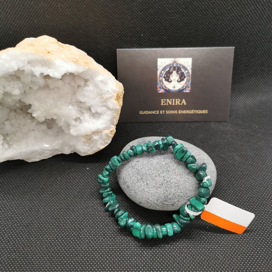 Bracelet Baroque Malachite Naturelle – Pierre de Protection & Transformation Émotionnelle