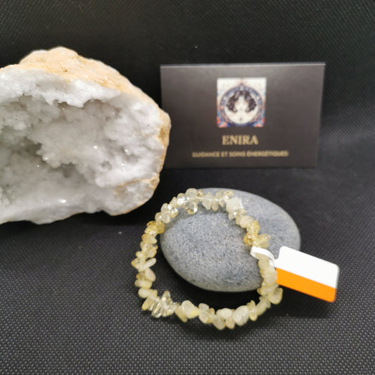 Bracelet Baroque Citrine Naturelle – Abondance, Joie & Énergie Solaire