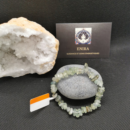 Bracelet Baroque Préhnite Naturelle – Pierre de Sérénité et de Connexion Intérieure