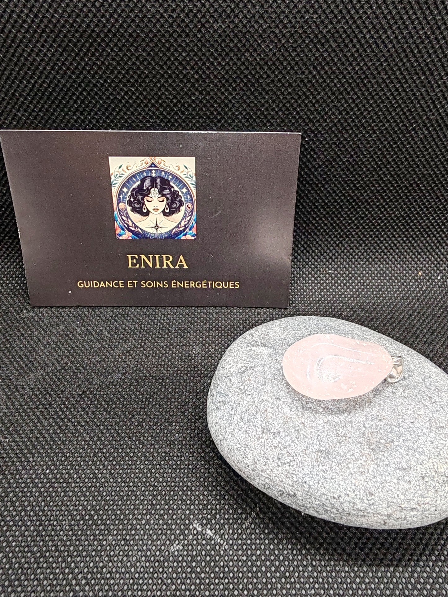 Pendentif Quartz rose