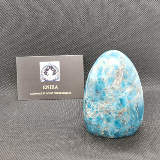 Apatite Bleue Naturelle – 253 g – Pierre de Communication & Intuition – Qualité A