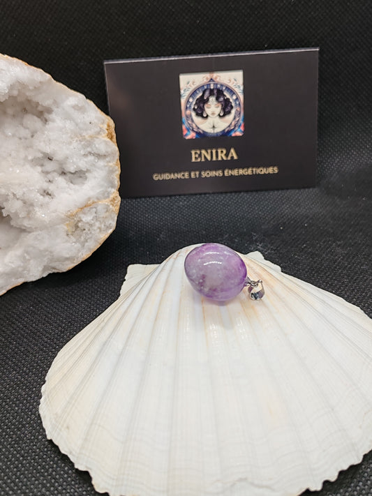 Pendentif Améthyste Claire A+ ( plusieurs modèles)
