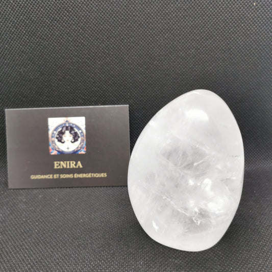 Cristal de Roche Naturel – 273 g – Quartz Clair d’Amplification & Équilibre – Qualité A