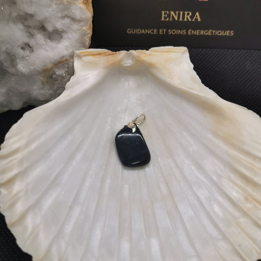 Pendentif Dumortiérite Naturelle – Clarté Mentale & Expression – (RARE) ±1.5 à 3 cm