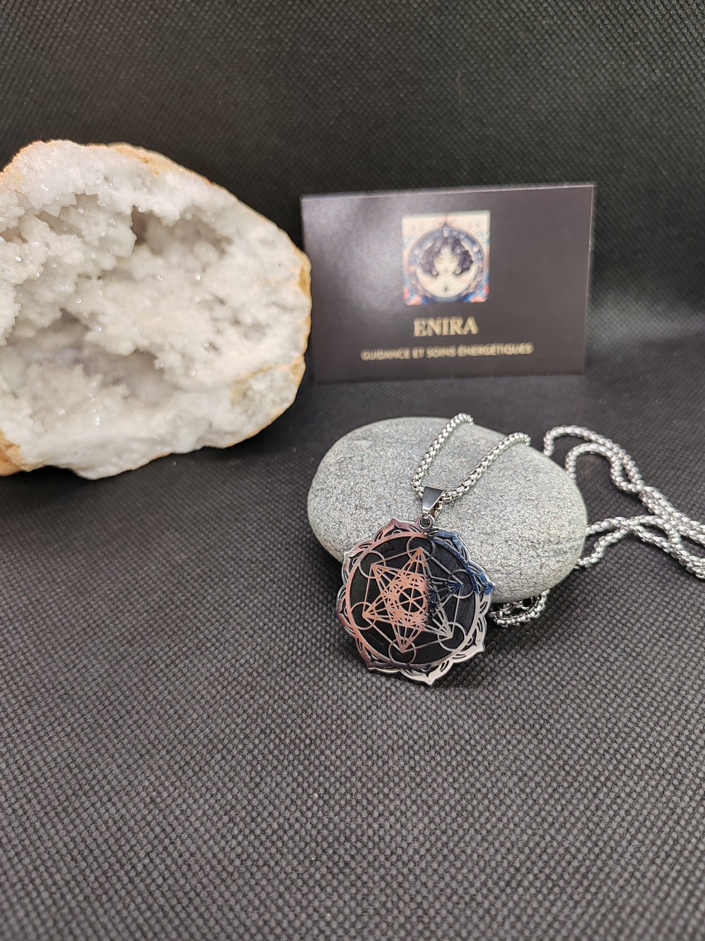 Amulette Cube de Métatron – Protection Sacrée & Activation Spirituelle