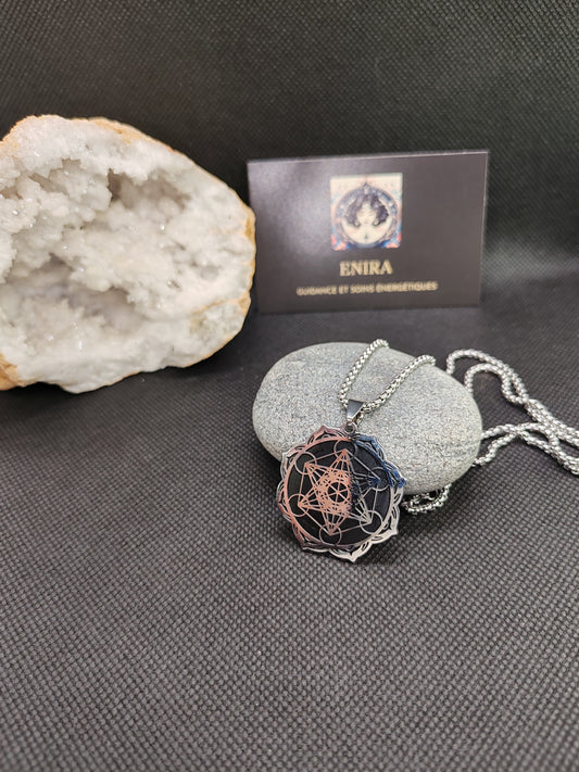 Amulette Cube de Métatron – Protection Sacrée & Activation Spirituelle