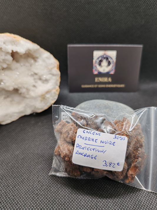 Encens  Myrrhe Noire – Protection, Ancrage et Transmutation 30grs