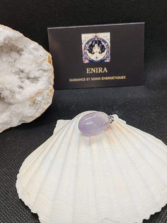Pendentif Améthyste Claire A+ ( plusieurs modèles)