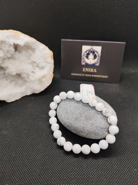 Bracelet Howlite " Perte de Poids et Compréhension"