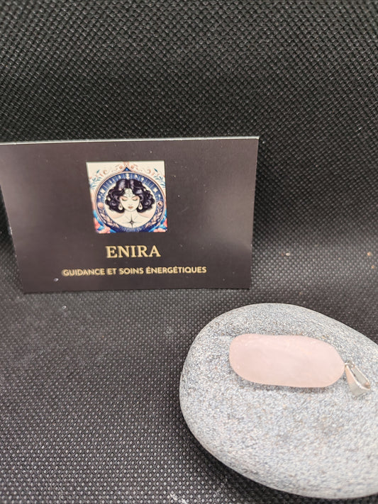 Pendentif Quartz rose