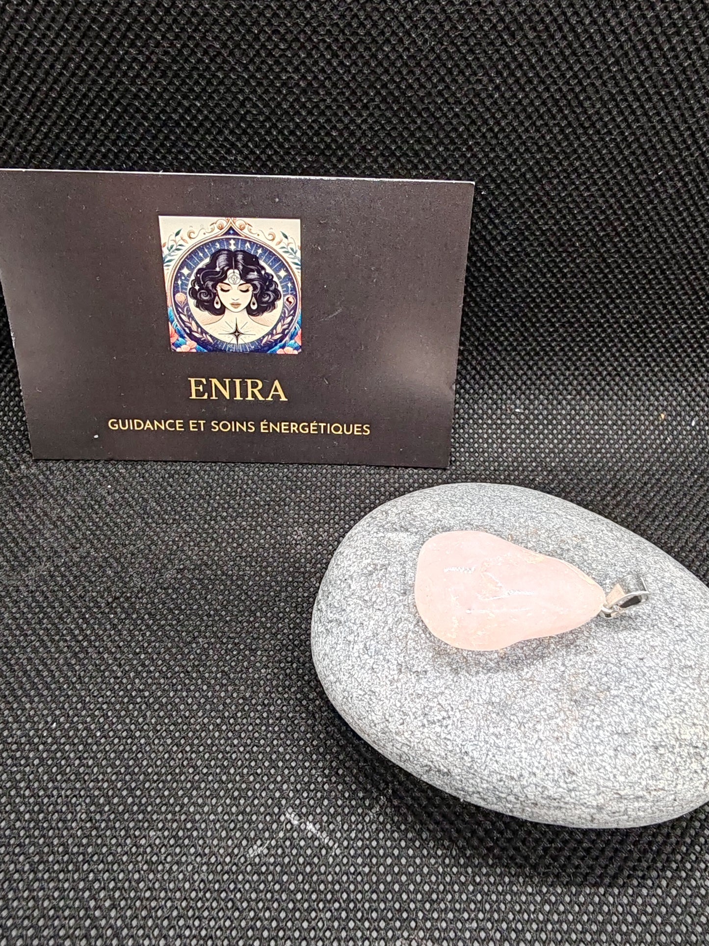 Pendentif Quartz rose